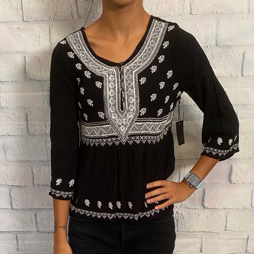 NWT Forever 21 boho blouse